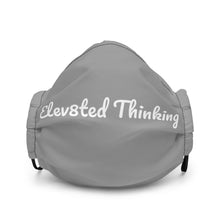 Load image into Gallery viewer, Elev8ted Thinking Mask (Gray w/White font)