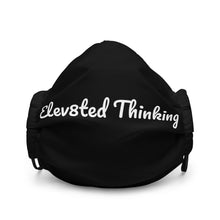 Load image into Gallery viewer, Elev8ted Thinking Mask (Black w/White font)