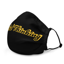 Load image into Gallery viewer, Elev8ted Thinking Mask (Black w/Yellow outline)