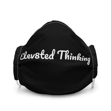 Load image into Gallery viewer, Elev8ted Thinking Mask (Black w/White font)