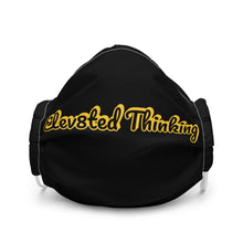 Load image into Gallery viewer, Elev8ted Thinking Mask (Black w/Yellow outline)