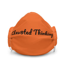 Load image into Gallery viewer, Elev8ted Thinking Mask (Orange w/Black font)