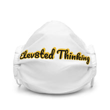 Load image into Gallery viewer, Elev8ted Thinking Mask (White w/Yellow outline)