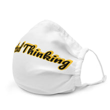 Load image into Gallery viewer, Elev8ted Thinking Mask (White w/Yellow outline)