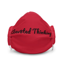 Load image into Gallery viewer, Elev8ted Thinking Mask (Red w/Black font)
