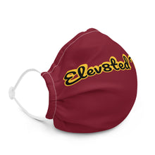 Load image into Gallery viewer, Elev8ted Thinking Mask (Maroon w/Yellow outline)