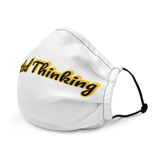 Load image into Gallery viewer, Elev8ted Thinking Mask (White w/Yellow outline)