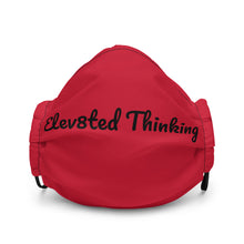 Load image into Gallery viewer, Elev8ted Thinking Mask (Red w/Black font)