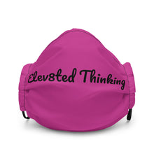 Load image into Gallery viewer, Elev8ted Thinking Mask (Hot Pink w/Black font)
