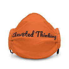 Load image into Gallery viewer, Elev8ted Thinking Mask (Orange w/Black font)
