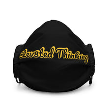 Load image into Gallery viewer, Elev8ted Thinking Mask (Black w/Yellow outline)
