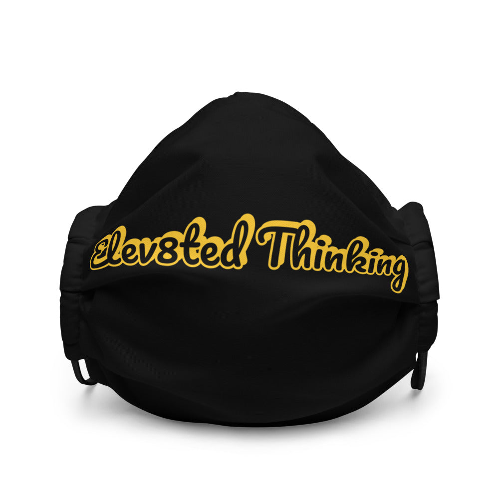 Elev8ted Thinking Mask (Black w/Yellow outline)