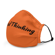 Load image into Gallery viewer, Elev8ted Thinking Mask (Orange w/Black font)
