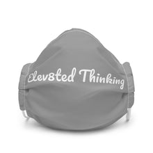 Load image into Gallery viewer, Elev8ted Thinking Mask (Gray w/White font)
