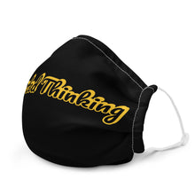 Load image into Gallery viewer, Elev8ted Thinking Mask (Black w/Yellow outline)
