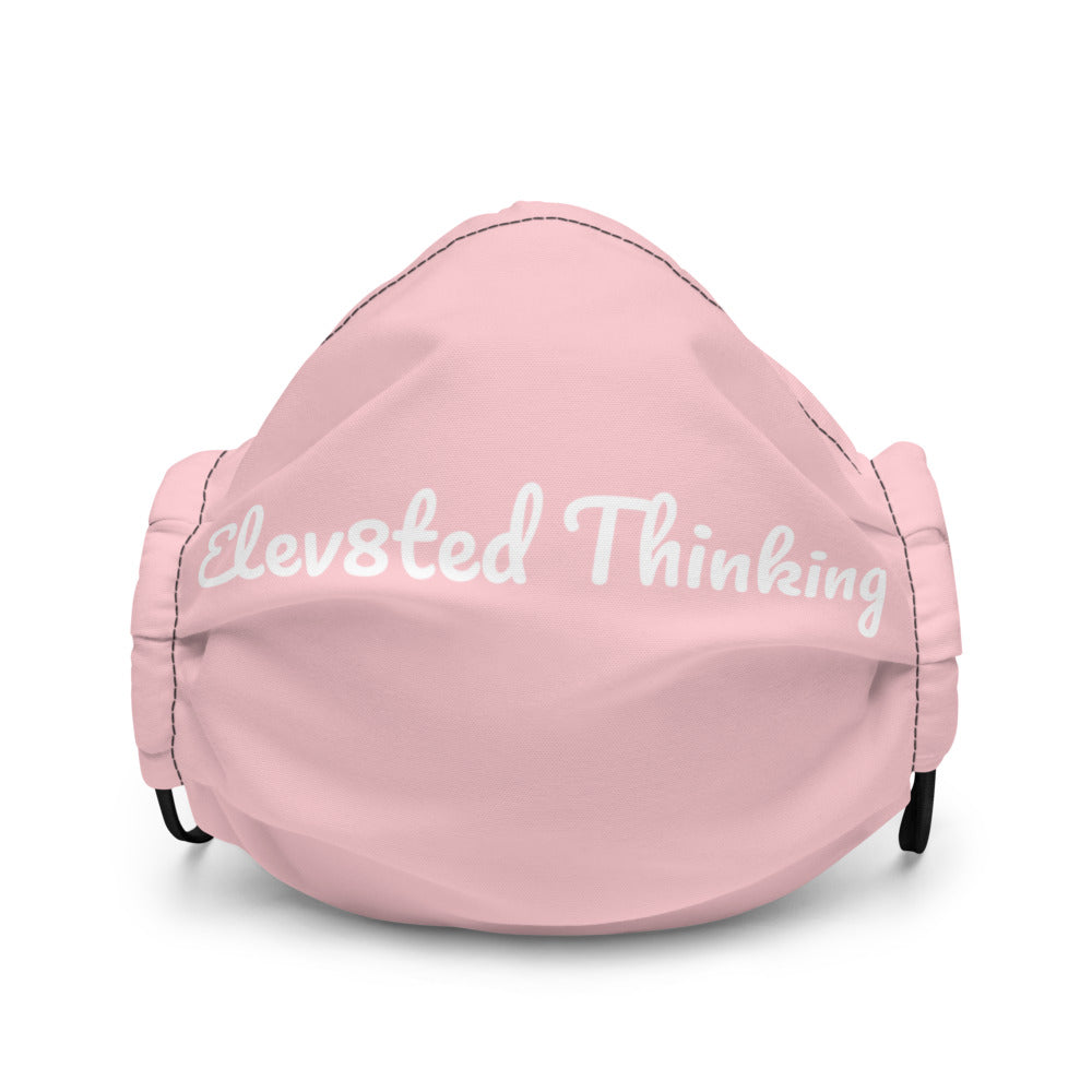 Elev8ted Thinking Mask (Pink w/White font)