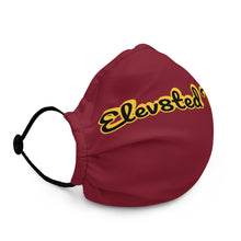 Load image into Gallery viewer, Elev8ted Thinking Mask (Maroon w/Yellow outline)
