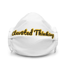 Load image into Gallery viewer, Elev8ted Thinking Mask (White w/Yellow outline)
