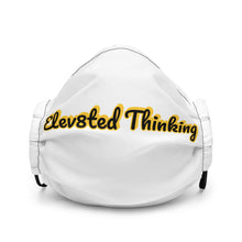 Load image into Gallery viewer, Elev8ted Thinking Mask (White w/Yellow outline)
