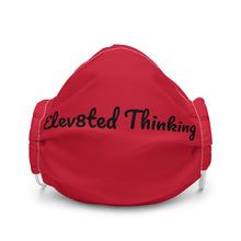 Load image into Gallery viewer, Elev8ted Thinking Mask (Red w/Black font)
