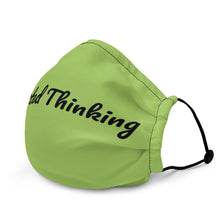 Load image into Gallery viewer, Elev8ted Thinking Mask (Green w/Black font)
